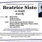Beatrice Sisto, ved. Mondelli Beatrice Sisto, ved. Mondelli