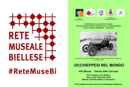 Occhieppo Superiore, a Villa Mossa la mostra "Occhieppesi nel mondo" Occhieppo Superiore, a Villa Mossa la mostra "Occhieppesi nel mondo"