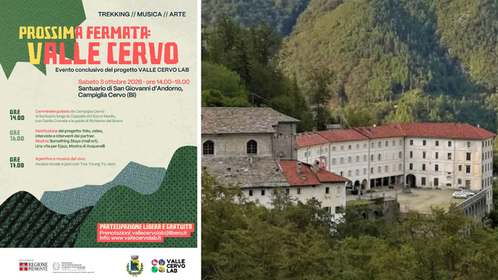 Giunge al termine Valle Cervo Lab: Camminata, mostre e jazz a Campiglia Cervo