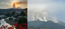 Brucia il Monte Barone: le immagini della coltre di fumo - Foto Ermanno Orsi
