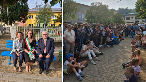 Mottalciata celebra i nonni e inaugura le panchine poetiche Mottalciata celebra i nonni e inaugura le panchine poetiche