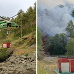 Incendio in Valsessera, situazione ancora critica: si difendono abitazioni e collegamenti Incendio in Valsessera, situazione ancora critica: si difendono abitazioni e collegamenti