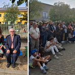 Mottalciata celebra i nonni e inaugura le panchine poetiche Mottalciata celebra i nonni e inaugura le panchine poetiche