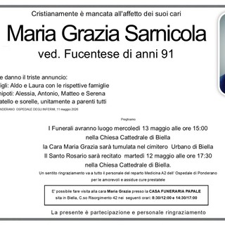 Maria Grazia Sarnicola, Ved. Fucentese