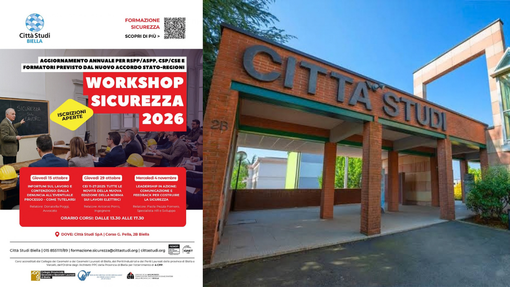Città Studi Biella apre le iscrizioni ai workshop sulla sicurezza del secondo semestre Città Studi Biella apre le iscrizioni ai workshop sulla sicurezza del secondo semestre