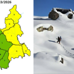 Maltempo, allerta gialla anche su Biella: attenzione alla neve in quota