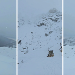 Neve abbondante nella Conca di Oropa: 40 - 50 centimetri imbiancano il paesaggio - Video di Mauro Benedetti