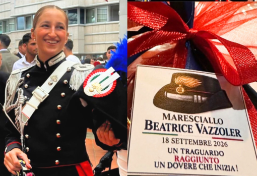 Il sogno diventa realtà: Beatrice Vazzoler è maresciallo dei Carabinieri