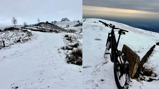 Biellese in ebike: allenamento freddo in Valle Oropa
