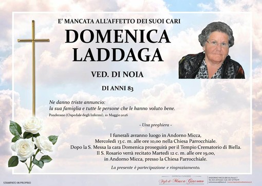 Domenica Laddaga, Ved. Di Noia