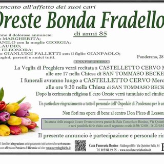 Oreste Bonda Fradello