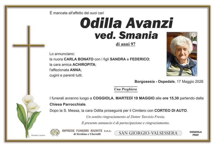 Odilla Avanzi, ved. Smania