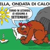 Meteo Biella: estate anticipata e caldo record - Illustrazione di Giovanni Cavallo