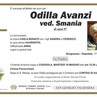 Odilla Avanzi, ved. Smania