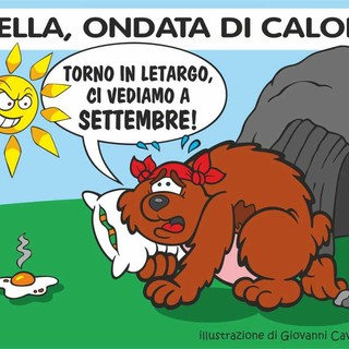 Meteo Biella: estate anticipata e caldo record - Illustrazione di Giovanni Cavallo