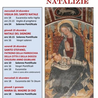Parrocchia Santo Stefano, Cattedrale di Biella il calendario delle Celebrazioni Natalizie