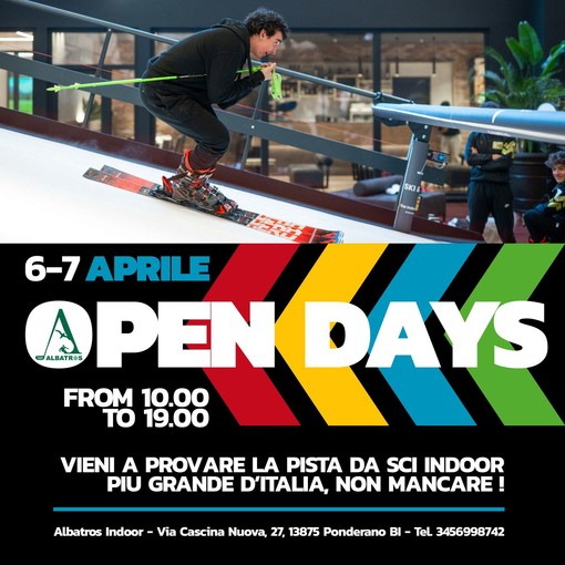 A Biella la pista sci indoor più grande d'Italia, nel fine settimana l'open day