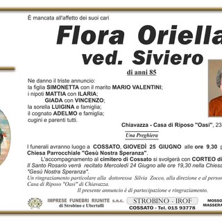 Flora Oriella, ved. Siviero