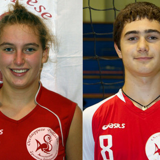 Matilde Pezzini e Riccardo Bertuzzi dell'Occhieppese