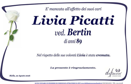 Livia Picatti, in Bertin Livia Picatti, in Bertin