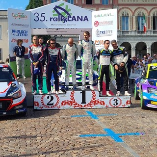 Rally Lana 2022, la festa di Corrado Pinzano in Piazza Martiri - Foto Catia Ciccarelli
