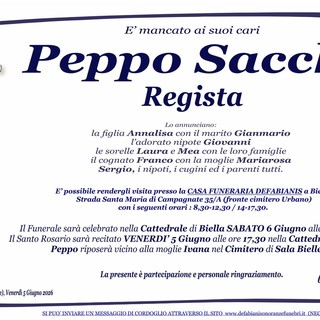 Peppo Sacchi - Regista Peppo Sacchi - Regista