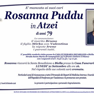 Rosanna Puddu in Atzei