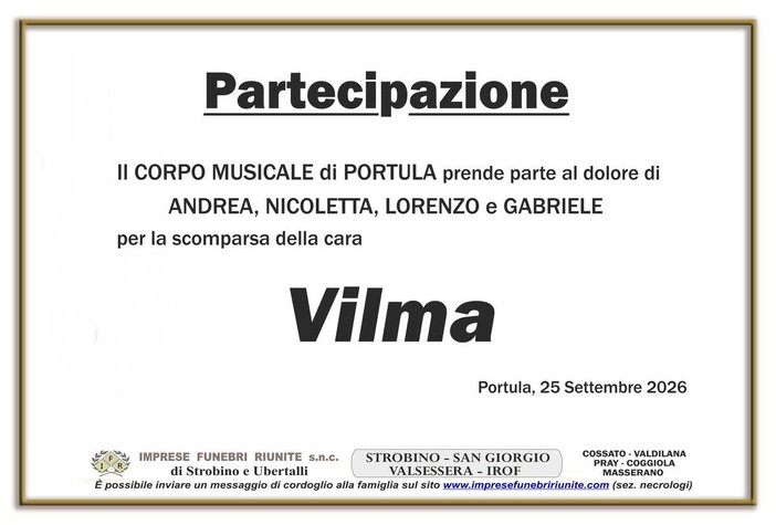 Vilma - Partecipazione