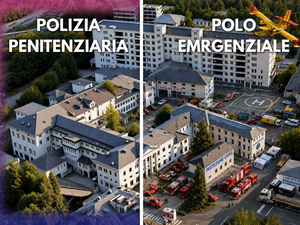 Biella, scuola di polizia penitenziaria? Meglio un polo emergenziale - Immagine generata con ia Biella, scuola di polizia penitenziaria? Meglio un polo emergenziale - Immagine generata con ia