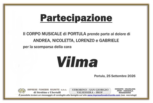 Vilma - Partecipazione Vilma - Partecipazione