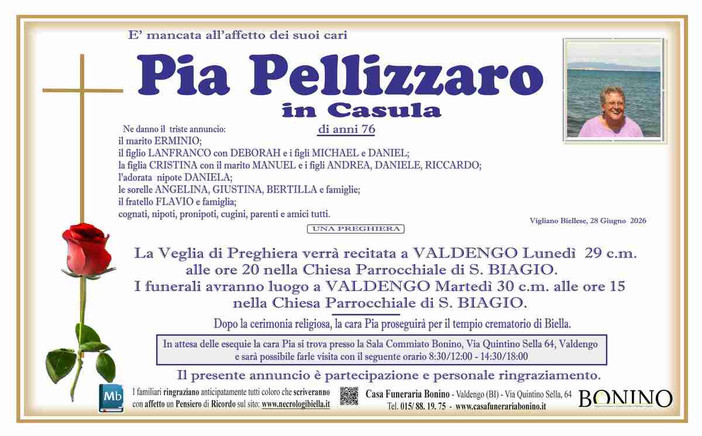 Pia Pellizzaro in Casula