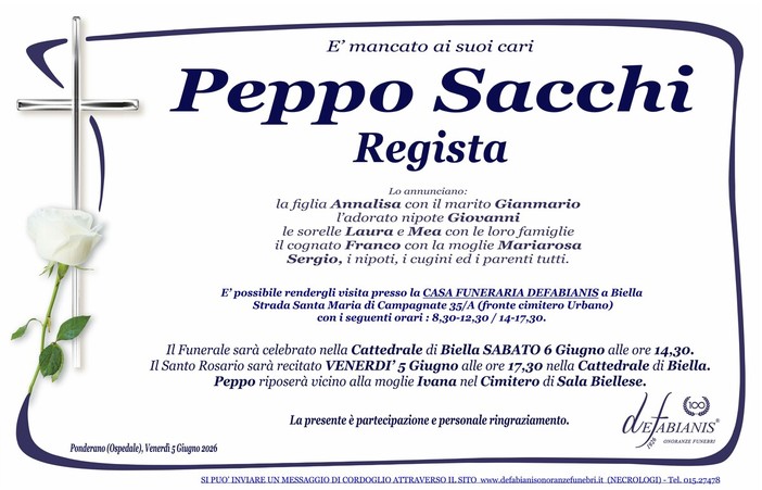 Peppo Sacchi - Regista