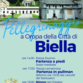Sabato il pellegrinaggio della Città di Biella a Oropa