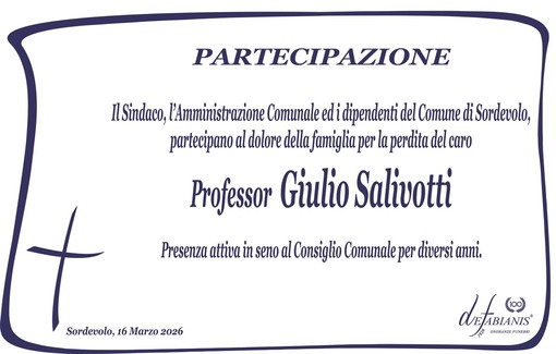Professor Giulio Salivotti - Partecipazione