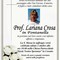 Prof. Lariana Crosa in Fontanella - Anniversario