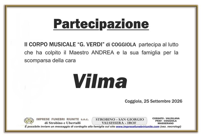 Vilma - Partecipazione