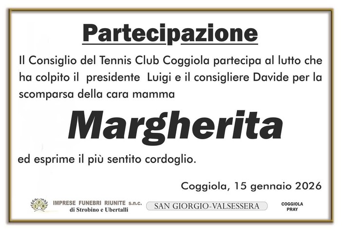 Margherita Bassotto, ved. Bergando - 2° Partecipazione