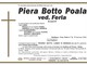 Piera Botto Poala, ved. Ferla