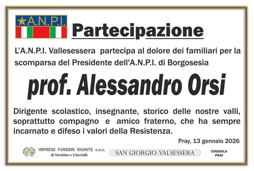 Prof. Alessandro Orsi, Partecipazione