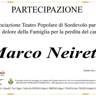 Marco Neiretti - Partecipazione