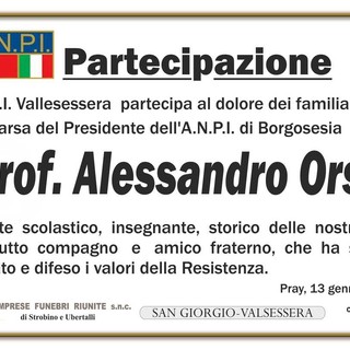Prof. Alessandro Orsi, Partecipazione