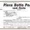 Piera Botto Poala, ved. Ferla