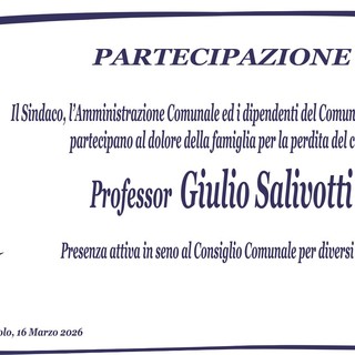 Professor Giulio Salivotti - Partecipazione
