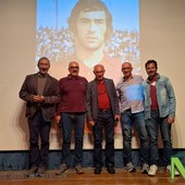 Lessona, Paolo Pulici al Cine Teatro Italia per i 50 anni dello Scudetto del Toro - Servizio di Nicola Rasolo
