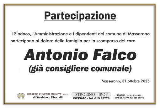 Antonio Falco, partecipazione