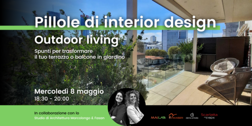 Trasforma il tuo terrazzo in giardino con “Outdoor living”, il nuovo evento di Maiser