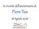 Piero Tua - Anniversario Piero Tua - Anniversario