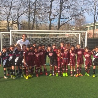 I ragazzi del Torino ospiti dell'Asd Ponderano Calcio