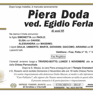 Piera Doda, ved. Egidio Ferla