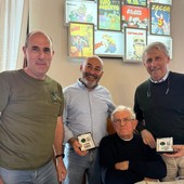 Sordevolo, premiati il sindaco Lunardon e Stefano Rubin Pedrazzo per l’impegno nell’Adunata degli Alpini.